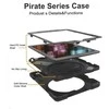 Insmat Rugged Armor apsauginis dėklas Apple iPad 10.9 (2022) planšetiniam kompiuteriui, juodas