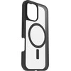 Dėklas Otterbox OB REACT MAGSAFE APPLE IPHONE16/Juodas CRYSTAL CLEAR/Juodas
