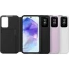 ZA556CWEGWW Smart View piniginės dėklas, skirtas Samsung Galaxy A55 Baltas (Baltas)
