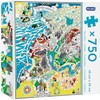 Moomin Muminukai - Dėlionė 750 detalių, Muminukų slėnis (40855368)