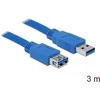 DELOCK kabelis USB 3.0 prailginimas A/A 3 m vyriškas/moteris