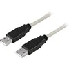Kabelis DELTACO USB 2.0, A tipo vyriškas - A tipo vyriškas, 3m / USB2-9