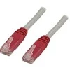 Kabelis DELTACO U / UTP Cat6 2.0 m, pilkas/raudonas / TP-62X