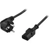 DELTACO kabelis, CEE 7/7 - IEC C13, 1m DEL-109E