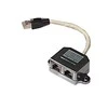 DELTACO Y tinko kabelis, 1xRJ45 ha iki 2xRJ45 ho, FTP Cat5 679-F