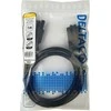 DELTACO GST18 uros - GST18 naaras, maadoitettu, 1m, musta