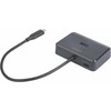 USB-C šakotuvas DELTACO, 5 Gbps, 4x USB-A, juodas / USBC-HUB203 / 1902428