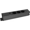 Po stalu tvirtinamas maitinimo lizdas DELTACO OFFICE, 3 lizdai, 1x21 W A+C USB, GST18 dangtelis, 1-in, 2-out / GT-1203 / 1902246