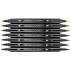 Derwent Academy dvipusis flomasteris, 8 vnt