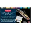 Derwent - Metallic Paint 12 Pan Palette (603058)