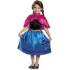 Jakks Disney Frozen Anna Frozen princesės karnavalinis kostiumas 110-122 cm (4-6 metai)