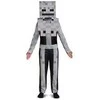 Disguise Vaidmenų žaidimo kostiumas Minecraft Skeleton klasikinis, 7-8 metų vaikams, 127-136 cm