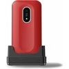 Doro Leva L21, Clamshell, Single SIM, 7.11 cm (2.8"), 2 MP, 1150 mAh, Raudona, Baltas
