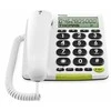 Doro PhoneEasy 312cs, Analoginis telefonas, Laidinis ragelis, Garsiakalbis, 30 įrašų, Skambintojo ID, Balta