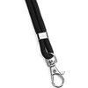 Durable 824101, Badge lanyard, Juodas, 1 pc(s), Recycled polyethylene terephthalate (rPET), 46 cm, 6 mm