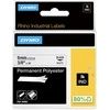 DYMO 18482 etikečių juostelė Juoda ant baltos