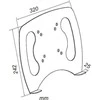 Elfen Notebook Mount -lisäosa Vesa 75 / 100 -kiinnityksellä