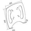 Elfen Notebook Mount -lisäosa Vesa 75 / 100 -kiinnityksellä