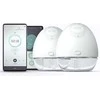 Elvie Doppelmilchpumpe - 150 ml - Electronic - Transparent - Baltas