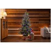 Everlands Geneva fir aidonnäköinen joulukuusi retrotyylisillä led-valoilla, 180 cm