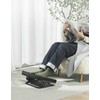 ErgoWork Footrest Pro -ergonominen jalkatuki, musta