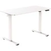 Kompiuterio stalas ErgoWork Nordic Home, Baltas