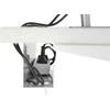 ErgoWork Steel Cable Rack -johtokouru, valkoinen