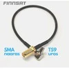Finnsat adapterio kabelis SMA lizdas - TS9