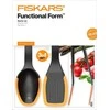 Fiskars Virtuvės reikmenų rinkinys FF, juoda/oranžinė, 3 vnt.