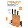 Fiskars Functional Form veitsitukki, bambu