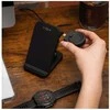 Fixed 3-in-1 wireless charging station for Garmin watch, juodas