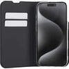 Dėklas Palmolive FoneKit BookCase -suojakotelo, iPhone 16 Pro, musta