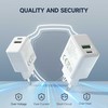 FoneKit Double 20W -laturi, USB-C + USB-A, valkoinen