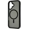Dėklas FoneKit Drop-Proof iskunkestävä MagSafe-yhteensopiva suojakuori, iPhone 17, musta/harmaa