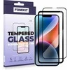 FoneKit Full Cover -panssarilasi, iPhone 13 / 13 Pro / 14, musta
