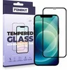 FoneKit Full Cover -panssarilasi, iPhone 12 / 12 Pro, musta