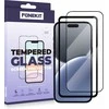 Dėklas FoneKit Full Cover grūdintas stiklas, iPhone 16 Plus / 15 Plus