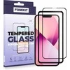 FoneKit Full Cover -panssarilasi, iPhone 13 mini, musta