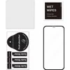 FoneKit Full Cover -panssarilasi, iPhone 12 / 12 Pro, musta