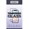 FoneKit Full Cover -panssarilasi, iPhone 14 Pro, musta