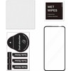 FoneKit viso dangčio grūdintas stiklas, Samsung Galaxy A54 5G / S23 FE, juodas