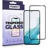 FoneKit viso dangčio grūdintas stiklas, Samsung Galaxy A54 5G / S23 FE, juodas