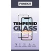 FoneKit viso dangčio grūdintas stiklas, Samsung Galaxy A54 5G / S23 FE, juodas