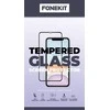 FoneKit Full Cover -panssarilasi, Samsung Galaxy S22 / S23, musta
