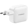 FoneKit GaN PD 100W -verkkovirtalaturi, USB-C + USB-C + USB-A, valkoinen