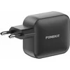 FoneKit GaN PD 100W -verkkovirtalaturi, USB-C + USB-C + USB-A, musta