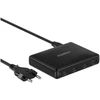 FoneKit GaN PD 140 W verkkovirtalaturi, 3 x USB-C + 1 x USB-A, musta