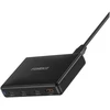 FoneKit GaN PD 140 W verkkovirtalaturi, 3 x USB-C + 1 x USB-A, musta