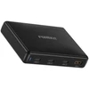 FoneKit GaN PD 140 W verkkovirtalaturi, 3 x USB-C + 1 x USB-A, musta