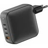 FoneKit GaN PD 165W -verkkovirtalaturi, USB-A + 3 x USB-C, musta
